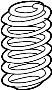 View Spring, Coil. (Rear) Full-Sized Product Image