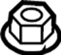 View Suspension Shock Absorber Nut Full-Sized Product Image