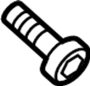 Image of Hinge stopper. RUBBER, STOP. image for your 2022 Mazda 3 2.5L SKYACTIV A/T FWD Preferred Sedan 