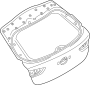 Image of BODY, LIFT GATE. image for your 2022 Mazda 3 2.5L SKYACTIV A/T FWD Preferred Hatchback 