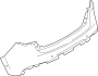 Image of Bumper Cover. (Rear). Component may come. image for your 2020 Mazda 3  Preferred Hatchback 
