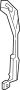 Image of Mount bracket. Plate, Set - Bumper S. (Left, Rear) image for your 2022 Mazda 3 2.5L SKYACTIV A/T FWD Preferred Hatchback 