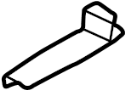 Image of Fender Reinforcement Bar (Right) image for your 2009 Mazda MX-5 Miata  Touring Convertible 