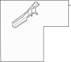 Image of Fender Rail (Right, Lower) image for your 1999 Mazda B3000   