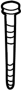 View Alternator Bracket Bolt Full-Sized Product Image