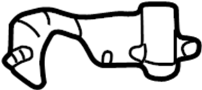 Image of Antenna Bracket image for your 1998 Mazda 626  LX Sedan 
