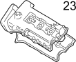 View Engine Valve Cover Gasket Full-Sized Product Image 1 of 2