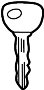 Image of Console Lock Cylinder and Key image for your Mazda Tribute  