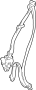 Image of Seat Belt Lap and Shoulder Belt (Left, Front) image for your 2003 Mazda MIATA  SE Convertible 