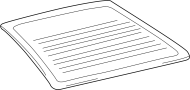 Image of Back Glass (Rear) image for your 1996 Mazda MPV  DX Standard Passenger Van 