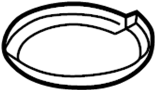 Image of Coil Spring Insulator (Lower) image for your 2002 Mazda 626 2.5L V6 A/T LX Sedan 