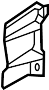 Image of Radiator Air Seal image for your 2013 Mazda 3 2.5L Duratec M/T S Hatchback 