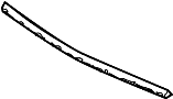 Image of Hood Seal (Rear) image for your 2022 Mazda MX-5 Miata   