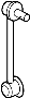 Image of Link. Stabilizer. (Right). Suspension Stabilizer. image for your 1993 Mazda MIATA   