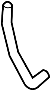 Image of Power Steering Return Hose (Upper) image for your 2006 Mazda Tribute