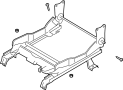 Image of Seat Track (Left, Front) image for your 2017 Mazda 3   