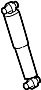 Image of Suspension Shock Absorber (Rear) image for your Mazda