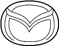 Image of Deck Lid Emblem (Rear) image for your 2023 Mazda CX-5  2.5 S Carbon Edition Sport Utility 