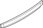 Image of Bumper Cover Spacer Panel (Rear, Lower) image for your 2003 Mazda 6   