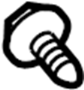 View Liftgate Lock Striker Plate Screw Full-Sized Product Image