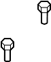 View Reservoir bolt. SCREW.  Full-Sized Product Image 1 of 3