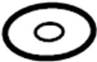 View Insulator. Rubber, Mount - Radiator. (Upper) Full-Sized Product Image 1 of 2
