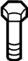 Image of Mount bolt. image for your 2024 Mazda CX-50  2.5 Turbo Sport Utility 