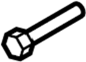 View Oil filter hsng bolt. Thermostat unit bolt. (Lower) Full-Sized Product Image 1 of 2