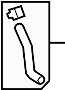 Image of Power Steering Return Hose (Upper) image for your 1991 Mazda RX-7   