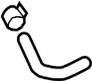 Image of Power Steering Return Hose image for your 1991 Mazda RX-7   