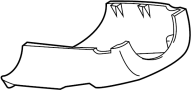 Image of Steering Column Cover (Lower) image for your 2004 Mazda 6 3.0L Duratec V6 A/T S Wagon 