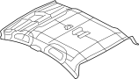 Image of CEILING, TOP. Headliner. image for your 2011 Mazda 6  S Sedan 