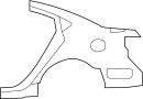 Image of Quarter Panel (Left, Front, Rear) image for your 2024 Mazda 3   