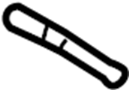 Image of Exhaust Muffler Bracket image for your 2012 Mazda MX-5 Miata 2.0L M/T Special Edition Convertible 