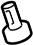 View Deck Lid Stop Buffer Full-Sized Product Image 1 of 5