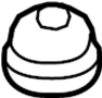 View Mount. Insulator. Bracket. ABS.  Full-Sized Product Image