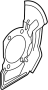 View Brake Dust Shield (Left) Full-Sized Product Image