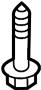 View Bolt. Suspension. Crossmember. Engine. Cradle. (Rear) Full-Sized Product Image