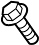 Image of Steering Shaft Bolt (Upper, Lower) image for your 2023 Mazda 3  2.5 Turbo Hatchback 