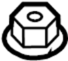 View Nut. Insulator. Shield. (Front, Rear, Upper, Lower) Full-Sized Product Image 1 of 10