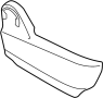 Image of Cover NO.1. Cover NO.1, Side - Seat. (Front) image for your 2022 Mazda CX-5   