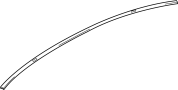 View MOULDING, Roof. Roof Molding. (Right) Full-Sized Product Image 1 of 2