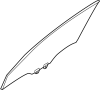 Image of Door Glass (Right, Front) image for your 2021 Mazda CX-30   
