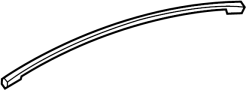 Image of Door Reveal Molding (Rear, Upper) image for your 2015 Mazda 6   