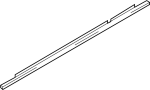 Image of Door Window Belt Weatherstrip (Right) image for your 1991 Mazda 323   