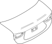 Image of Deck Lid image for your 2016 Mazda 3 2.0L SKYACTIV M/T I Touring Sedan 