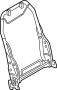 Image of Frame, Back. Seat Back Frame. (Right, Front). Included with: Seat. image for your 2014 Mazda CX-9   