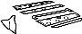 Image of Cushion, Seat - SUB. (Left, Front) image for your 2022 Mazda CX-5  2.5 S Carbon Edition Sport Utility 