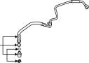 View Engine Oil Cooler Line Full-Sized Product Image 1 of 2