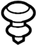 View Running Board Step Pad Bolt Full-Sized Product Image 1 of 3